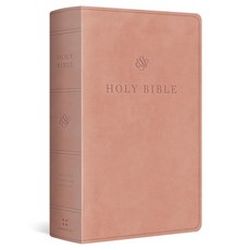 (영문도서)ESV Giant Print Personal Size Bible Red Letter (Trutone Blush Rose) Imitation Leather, Crossway, English, 9798874906641