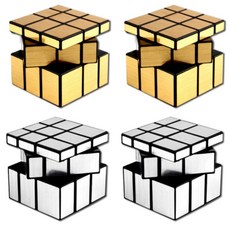 매직 미러큐브 3X3큐브, 실버, 1개