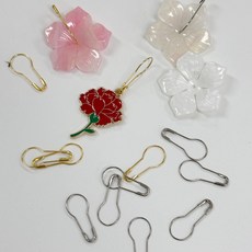 항아리 옷핀 부자재 보자기 포장 소품 장식, 200개, 금색