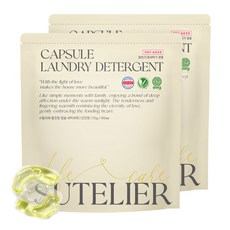 수뜰리에 8in1 고농축 올인원 캡슐세제 인칸토, 40개입, 2개