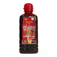 푸드코리아 미담채 캡사이신 매운맛 소스 액상 550g 1BOX(12개입), 2개