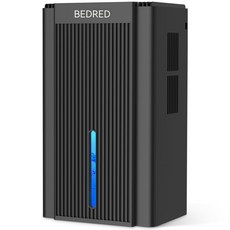 BEDRED 家用靜音小型除濕機 帶七色氛圍燈, 白色