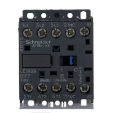 LC1K0901F7 LC7K0901F7 접촉기-3P-AC-3 440 V 9 A - 1 NC aux. -110 AC 코일, 1개
