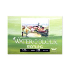파브리아노 워터컬러 수채화 엽서 200g 100매 x 2, 200g 100매 x 2개