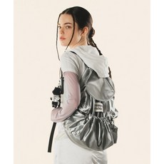 마스마룰즈 MASMARULEZ String f랩 LAP backpack _ Glittery silver 5009668630 418889, BB keyring