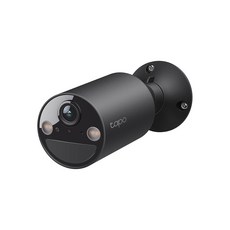 TP-Link SolarCam 2K 태양열 패널 베이스가 있는 실외 배터리 카메라 무선 카메라 2K QHD 150° 슈퍼 와이드 FOV 무료 사람/차량/애완동물 감지, BatteryCam, 블랙