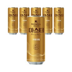 맥스웰하우스 마스터 카페라떼 240ml 6개입 사무실 등산 캠핑 캔커피, 6개