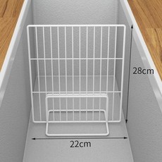 냉동고 칸막이 냉장고 분리 마트 냉장고정리 아이스크림정리 냉동제품 마트, E. 22 x 29cm, 기본 색상