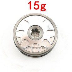 오디세이 아웃도어 골프 퍼터용 추추 나사 부품, 15g 커피컬러, 1도