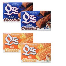 오리온 오뜨 쇼콜라150g(6개입)x2개 + 치즈144g(6개입)x2개, 4박스, 150g