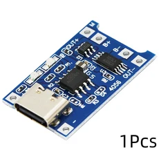 1Pcs/10Pcs TP4056 5V 1A Type-c USB 18650 보호 기능이 리튬 배터리 충전 보드 모듈 이중 이온, 01 1pcs
