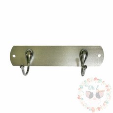 옥이드림 욕실 걸이 2구 행거 3개 문옷걸이 도어행거 드레스룸행거