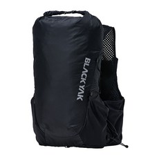 블랙야크 트레일 러닝 베스트 대쉬 롤탑 15 배낭 15L 2BYKSXU951, BLACK