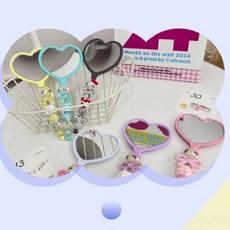 승연이의 추천 스토어 커스텀 거울꾸미기용 거울 아동놀이, 오렌지