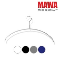 MAWA 德國製 Economic light 40PT 止滑無痕衣架, 1個, 白色(四件優惠組)
