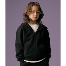 무신사 스탠다드 MUSINSA STANDARD KIDS 기모 오버사이즈 후디드 스웨트 집업 [블랙] MKBTKAZ03-BK 379775