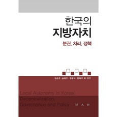 한국의 지방자치, 김순은, 법문사