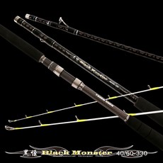 源豐釣具 寸真黑怪中小班雙尾石斑竿 海釣場竿 石班竿, 40/60-270