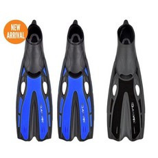 AROPEC 套腳式塑膠潛水蛙鞋 - 潛水蛙鞋, 黑色,XL