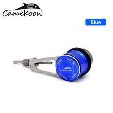 낚시 도구 보빈 매듭 보조 라인 리더 연결 기계 와인더 태클, 3. Blue, 1개