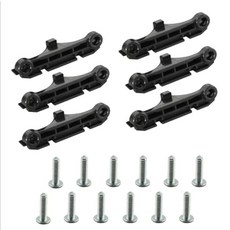 SJZBIN CPU 팬 브래킷 3쌍 블랙 지지 리테이너 플레이트 서포트 홀더 AM4 AMD용 321294