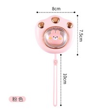 貓爪暖手寶 USB充電 恆溫控制 可重複使用, 粉色