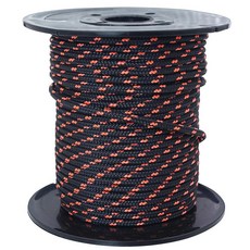 GM CLIMBING 블랙 3mm 액세서리 코드 181.4kg(400파운드) 더블 브레이드 내구성 풀 텐트 방수포 해먹 가이라인 리깅 배낭 서바이벌 등산 30.5m(100피트), GM CLIMBING 블랙 3mm 액세서리 코드 181