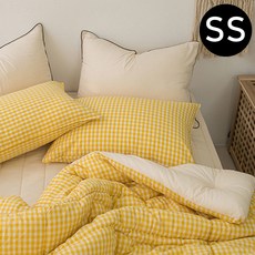 구니스토어 순면 차렵이불 패드세트 SS 적당한두께감 보풀발생완화 생활침구관리