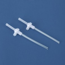 에디슨 베이비 흘림방지 빨대컵 리필빨대 세트 2개입, 127ml, 2세트, 투명