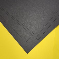 방통문구 검정 블랙 하드보드지 두꺼운 딱딱한 4절 4절지 5매, 검정5매