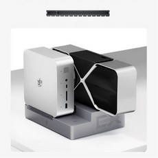 Beelink GTi15UItra 미니PC UItra9 285H wifi7 내장145W전원 컴퓨터 베어본 포함, GTi15 UItra, WIN11 Home, 1TB, 64GB, 실버