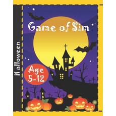 Game of Sim Halloween: 1440 Sim pencil For Kids Age 5-12 mathematical brain teaser for 2 player Paperback, Independently Published, English, 9798556129849