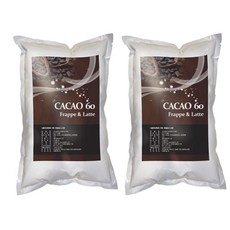 젤스타 요비앙카 카카오60 1kg 2개세트, 2개, 1개입