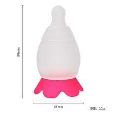 DFMEI 嬰幼兒食品級硅膠牙膠防吃手安撫胡蘿蔔咬咬樂耐高溫水煮磨牙玩具, 1個, 如圖, 白色