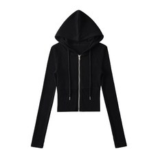 가을 이너 스포티 봄 베이직 슬림 심플 필라테스 여자 후드집업 솔리드