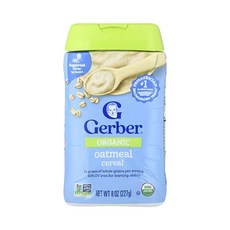 거버 유기농 시리얼 1st Foods (8oz), 오트밀, 227g, 1개