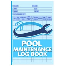 수영장 유지보수 기록부 소유자를 위한 종합 체크리스트 및 - 화학약품 정보 기록 가정 호텔 비즈니스용