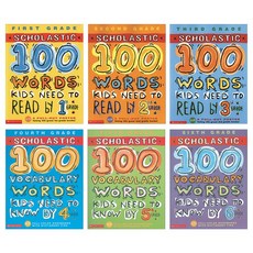 Scholastic 100 Words 1 2 3 4 5 6 선택 [스콜라스틱 100단어], 1st Grade