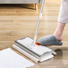 조이보스 노터치 밀대걸레+걸이 후크 1개+청소포, 1세트