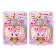 캐치티니핑 새콤달콤 하트 컴팩트 키즈캔디 10g, 단품, 2개