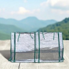 길냥이 비닐하우스 길고양이 중형 방수 실외, 1개, 뾰족 지붕 2칸 120 60x60cm