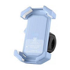 투랩 이중잠금 파스텔 컬러 자전거 핸드폰 거치대, 블루