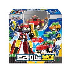 미니특공대 브이레인저스 볼트 레전드킹 트라이노브이, 혼합색상, 단일품목