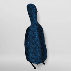 我屋音樂 絲織錦緞 大提琴袋 孔雀舞曲 大提琴 琴袋 樂器養護防潮, 1個