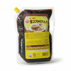 오뚜기 오쉐프 불고기버거소스 2kg/1개, 1개