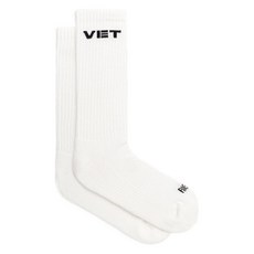 베트멍 로고 디테일 골지 니트 양말