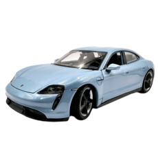 웰리 포르쉐 타이칸 다이캐스트 1:24, 스카이블루, 1개