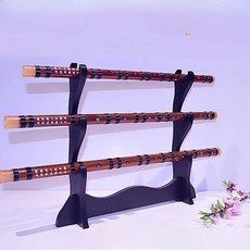 대금걸이대 악기거치대 랙 피리 나무 악기 대나무 벽면 대금, N. 검정 B형 2단 홀더
