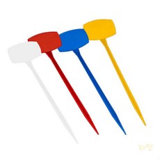 콩콩 식물 이름표 화분팻말, 하양