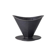킨토 OCT 도자기 브루어 드리퍼, 1개, 블랙, 300ml 1개, 블랙, 300ml